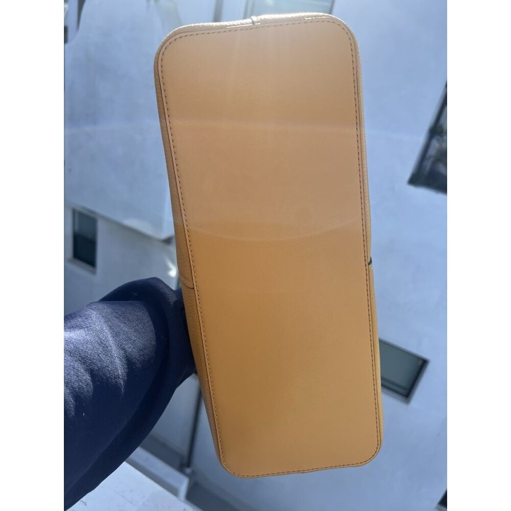 NEW Michael Kors Hyde large pebble leather satchel bag golden rod designer - Picture 7 of 16